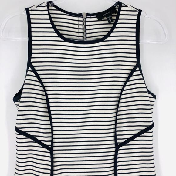 Red 23 Bodycon Dress Navy & White Stripe M - Picture 3 of 8